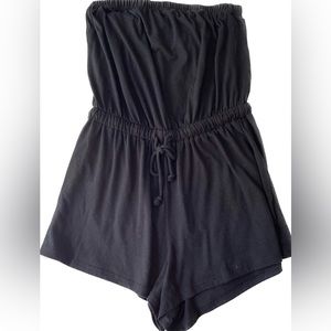 Mossimo Supply Co Strapless Romper in Black